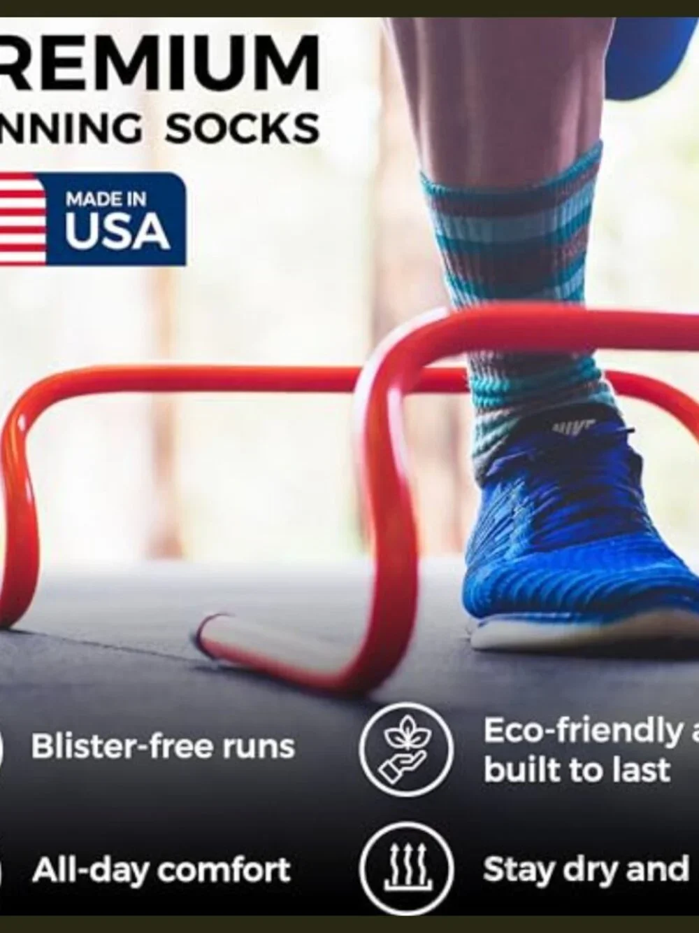 Wrightsock CoolMesh II Crew Running Socks Double Layer Anti Blister